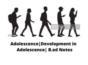 Adolescence|Development in Adolescence| B.ed Notes 8 Adolescence|Development in Adolescence| B.ed Notes