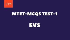 MTET-EVS MCQs