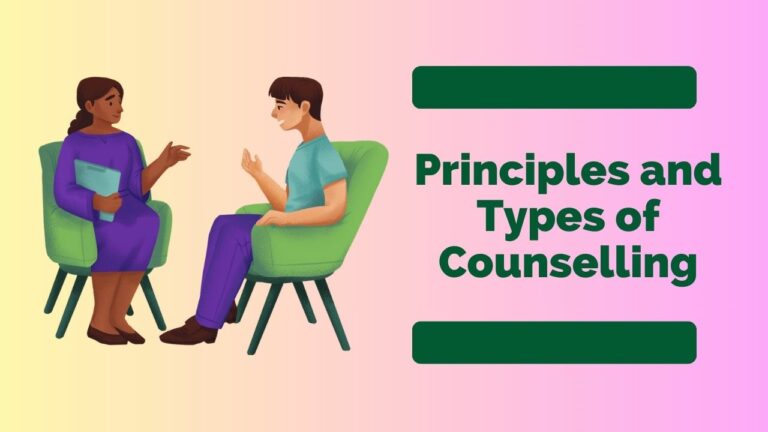 Principles of counselling